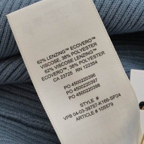 NWT Artizia Wilfred Precious Sweater Slab Blue Sz M - Picture 9 of 9